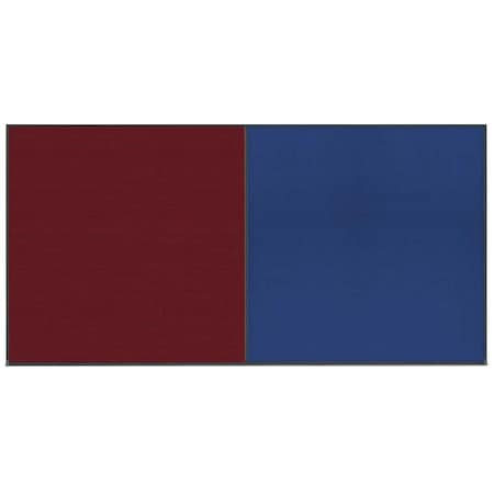 United Visual Products Enclosed Corkboard, 1 Door, 60"x36", 4" Fra UV3410-WHITE-DRKSPR